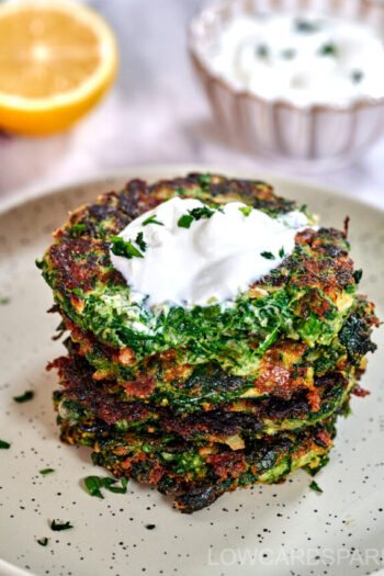 Crispy Spinach Fritters