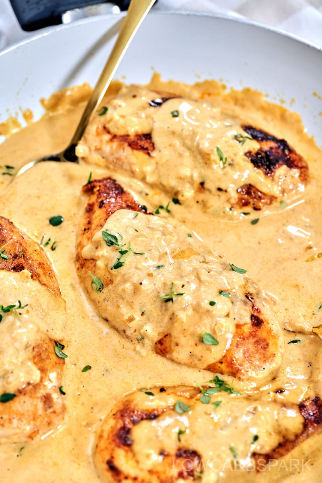 Creamy French Mustard Chicken - Low Carb Spark