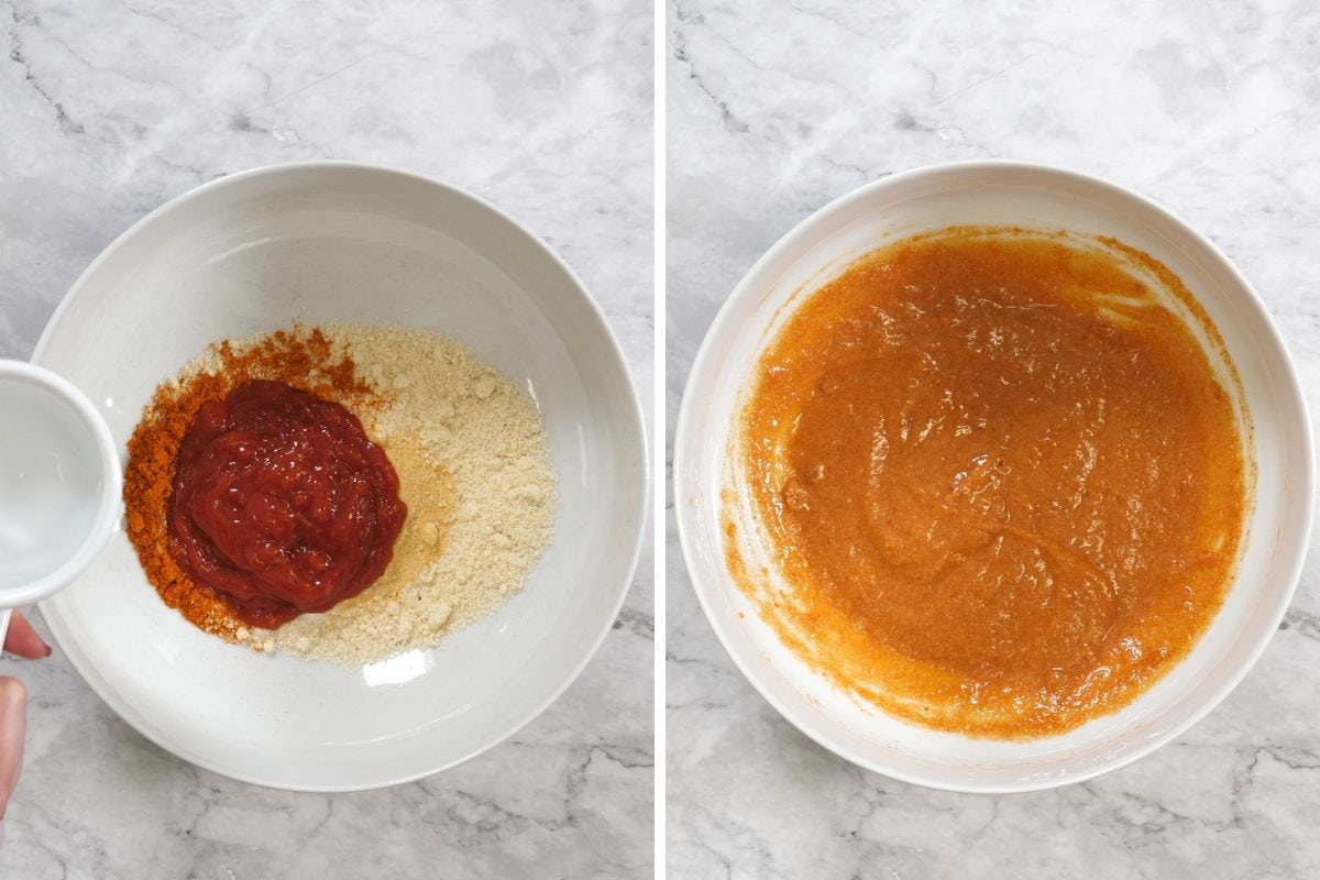 how to make Air Fryer Buffalo Cauliflower Wings