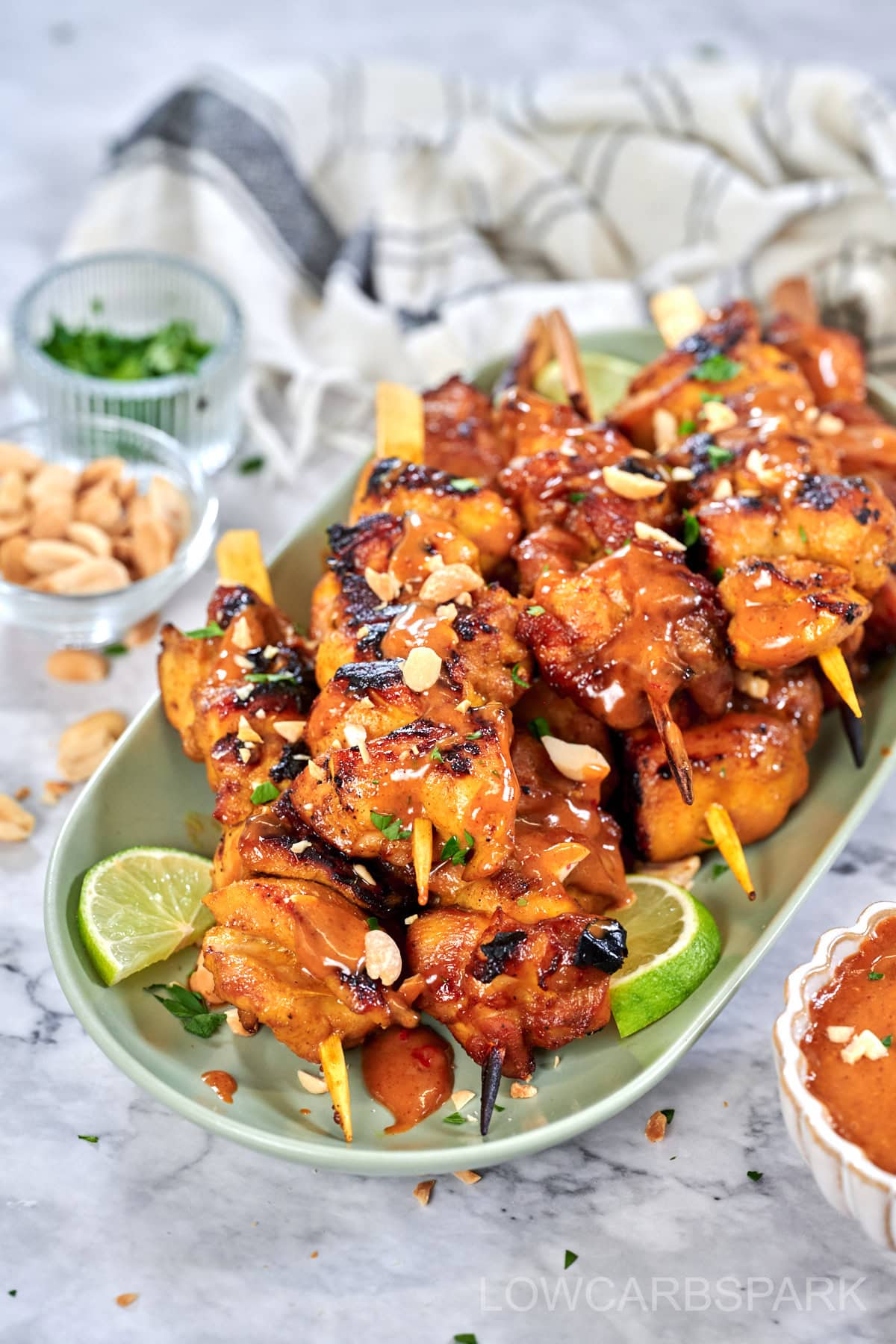 Chicken Satay Recipe with The Best Peanut Sauce