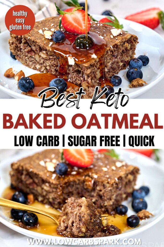 Keto Baked Oatmeal Recipe