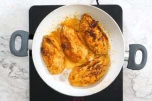 instructions French Mustad Chicken pan sear the chicken breast