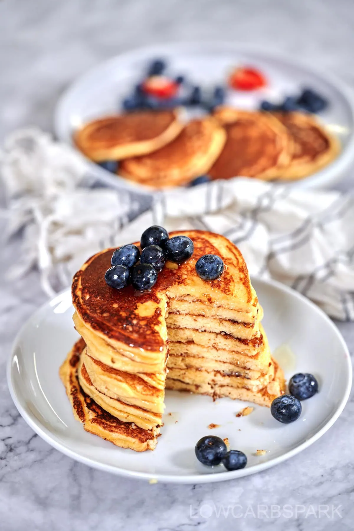 Cottage Cheese Pancakes 2 Cottage Cheese pancakes