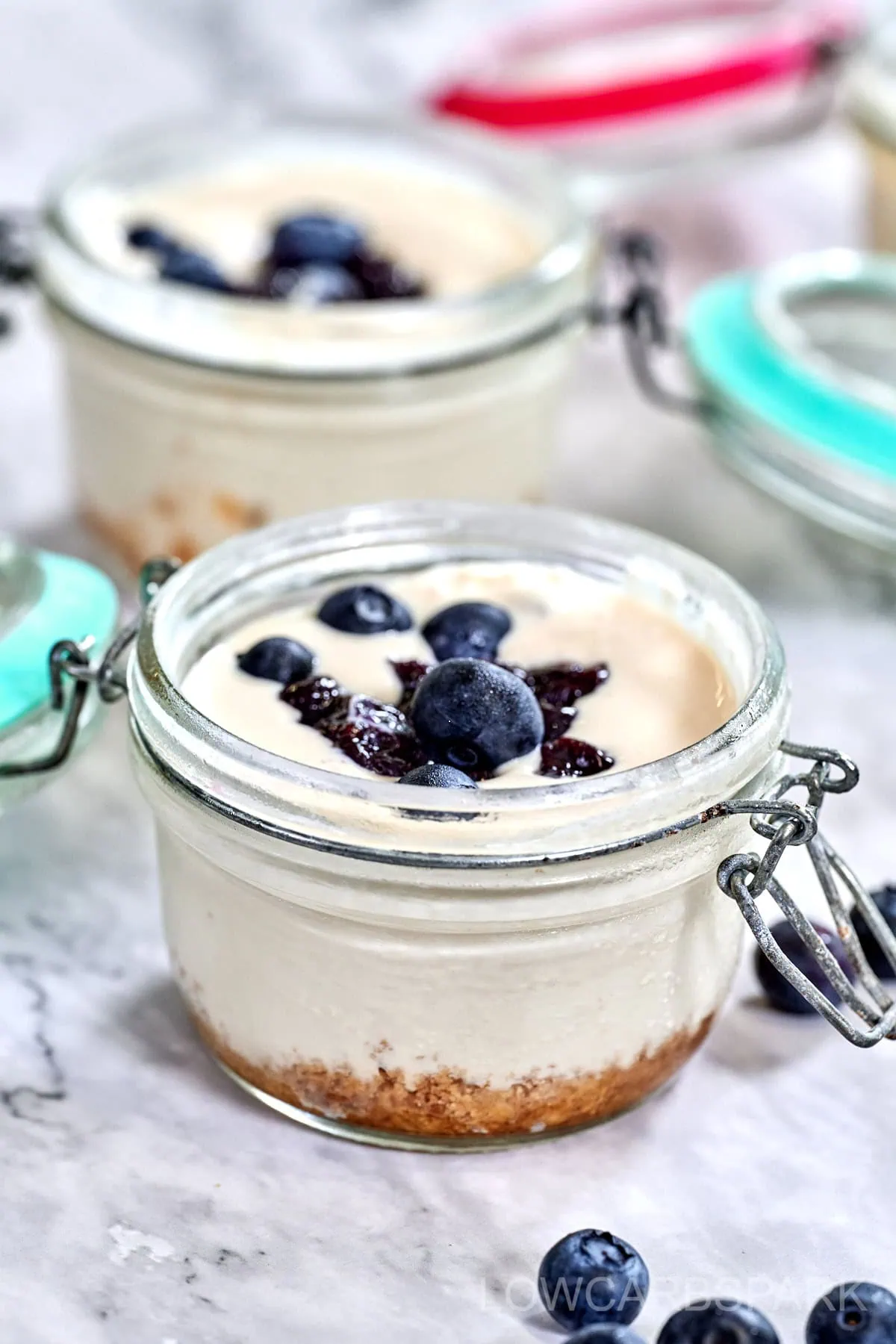 High Protein Cheesecake Jars 3 High Protein Cheesecake Jars