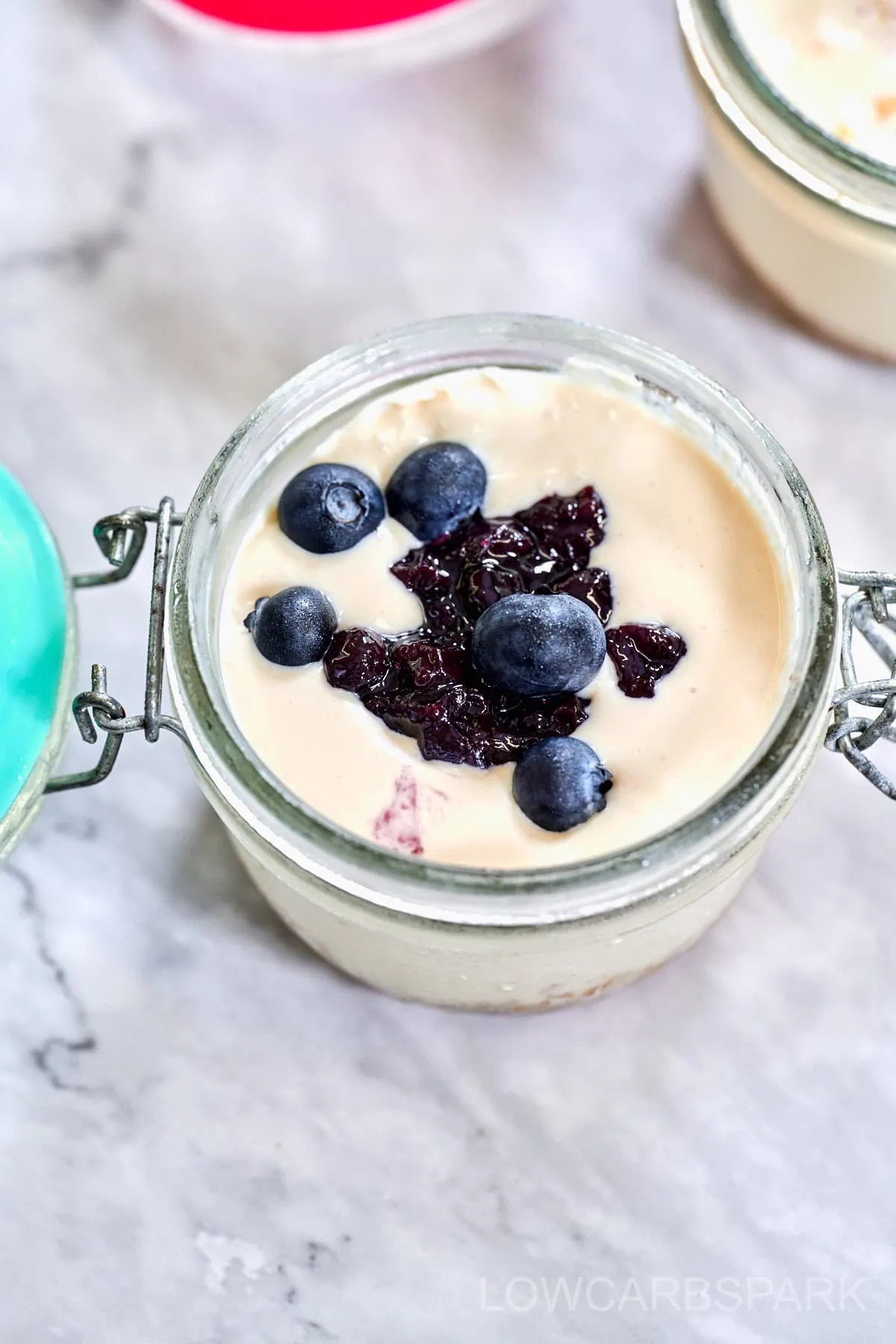 High Protein Cheesecake Jars 4 No Bake High Protein Cheesecake Jars