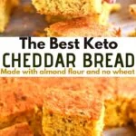 Easy Low Carb Cheddar Bread with Almond Flour
