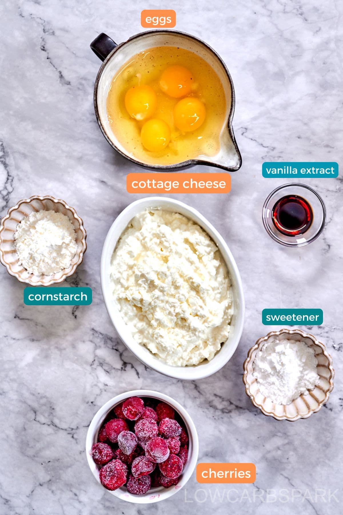 Berry Cottage Cheese Clafoutis 3 Berry Cottage Cheese Clafoutis Ingredients