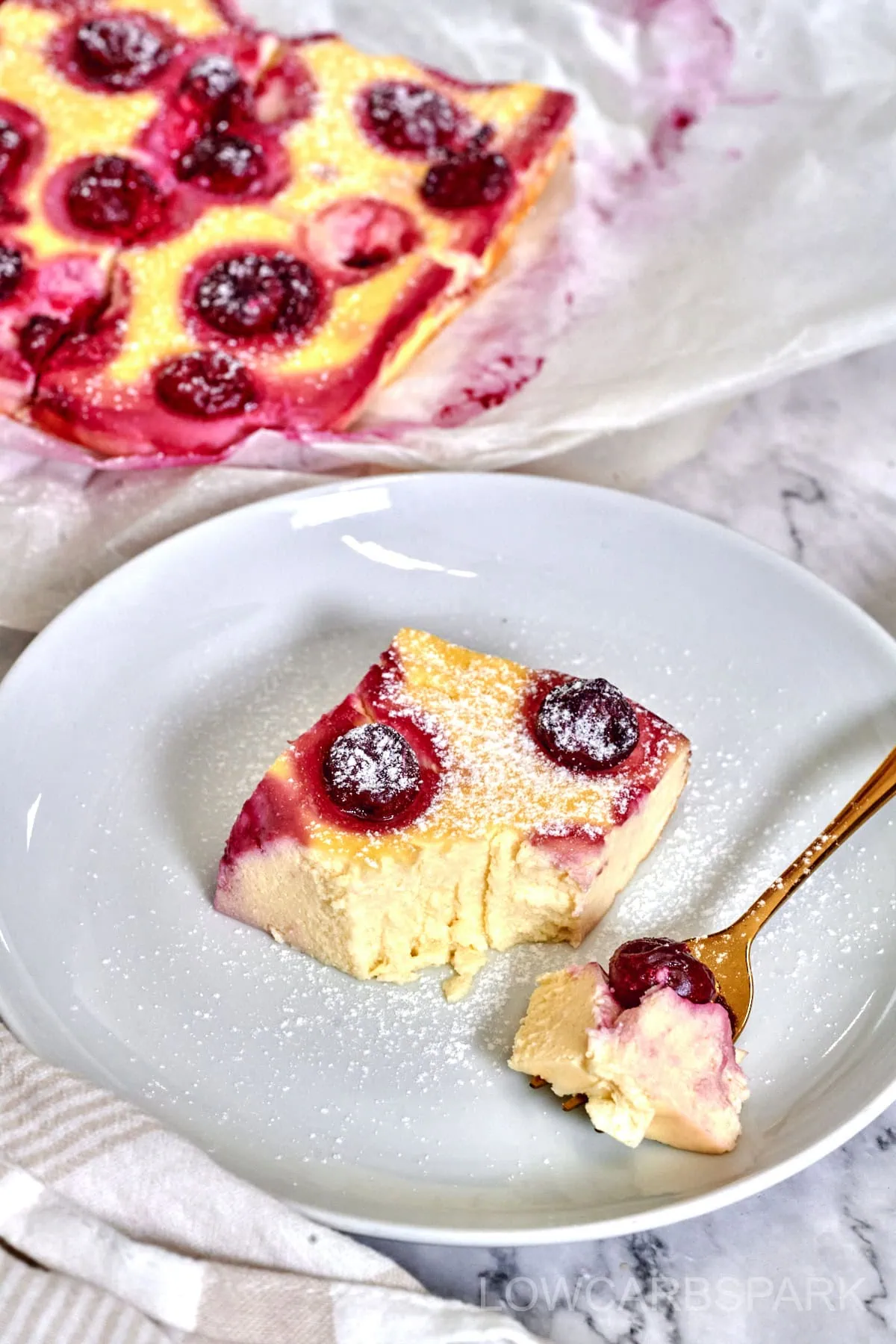 Berry Cottage Cheese Clafoutis 2 Berry Cottage Cheese Clafoutis