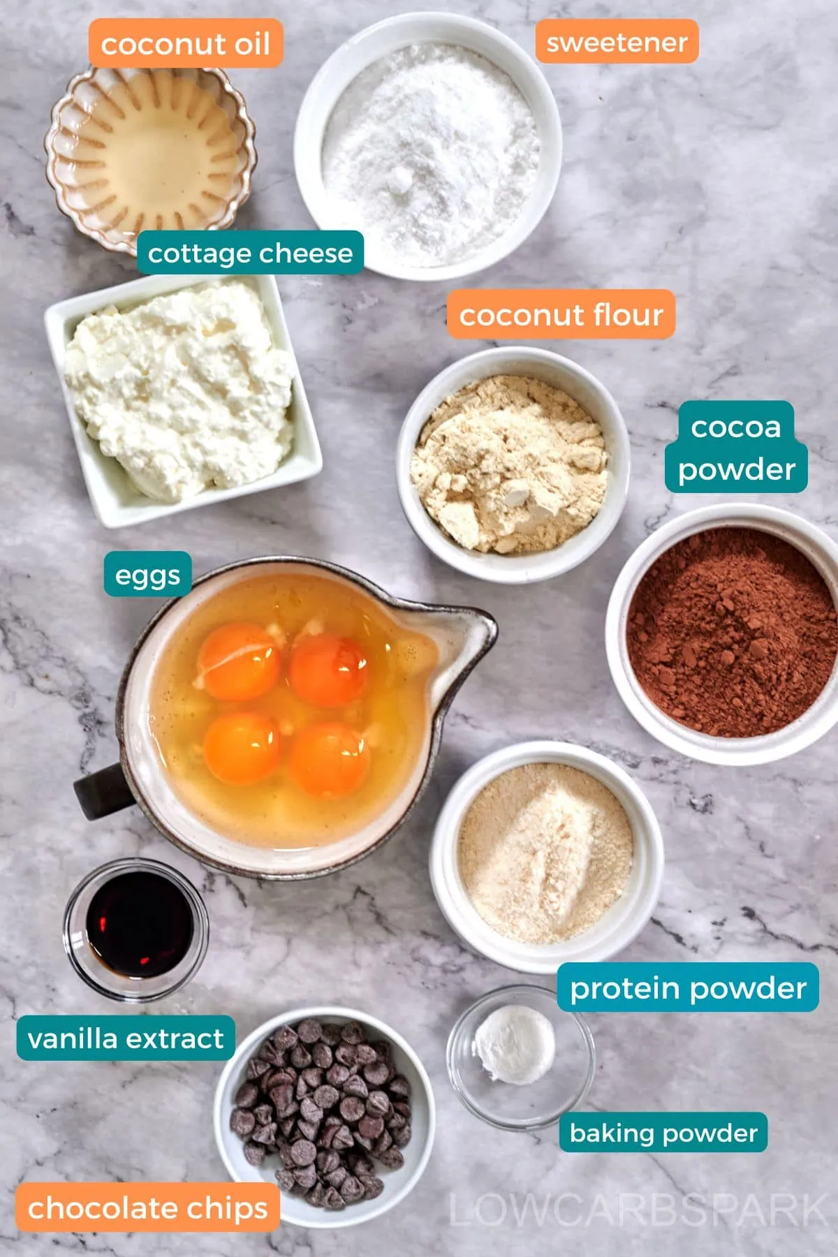 Cottage Cheese Protein Muffins 3 Cottage Cheese Protein Muffins Recipe Ingredients