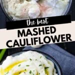 Mashed CAuliflower pinterest image