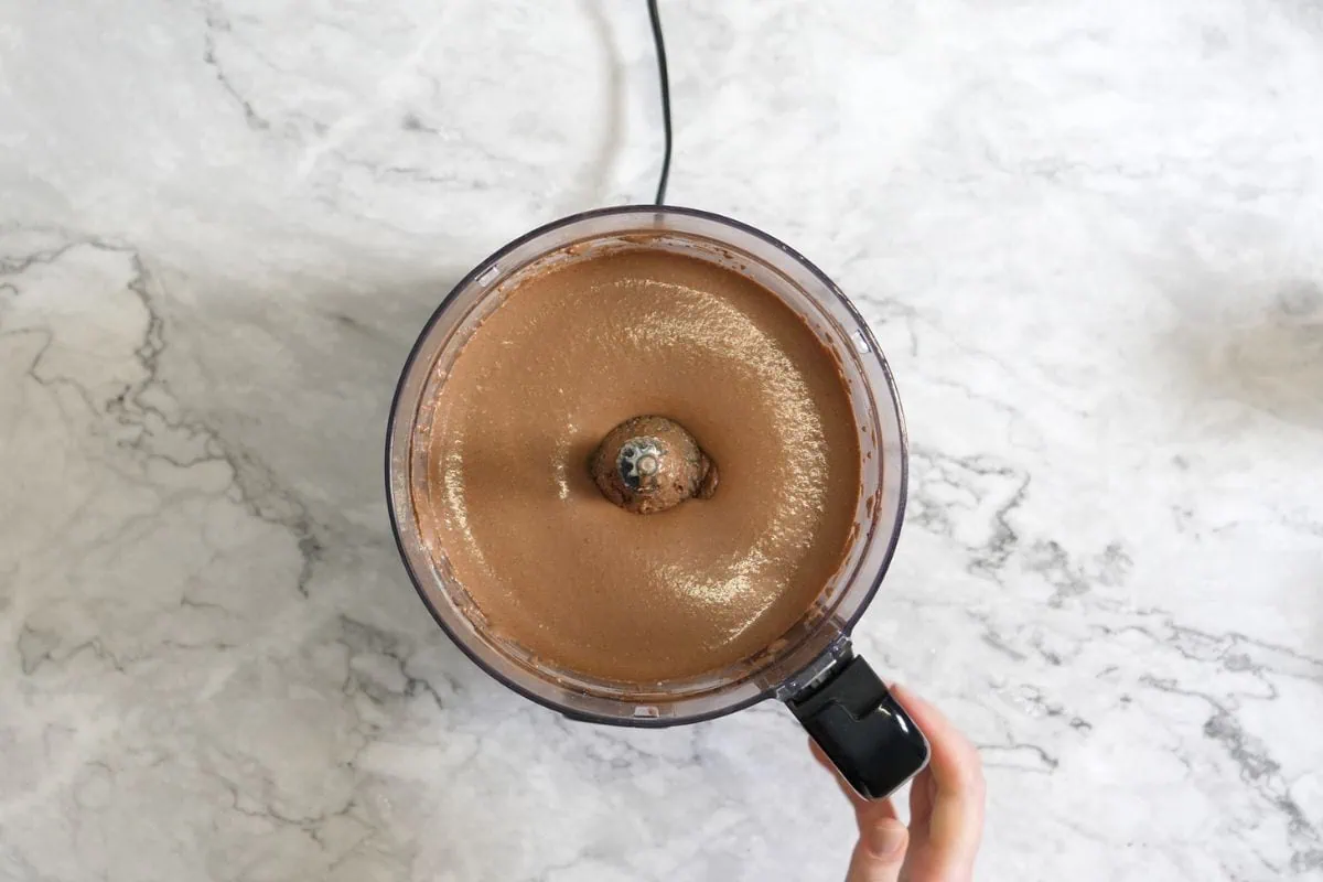 Chocolate Cottage Cheese Ice Cream 5 Smooth and thick chocolate blend for high-protein cottage cheese ice cream.