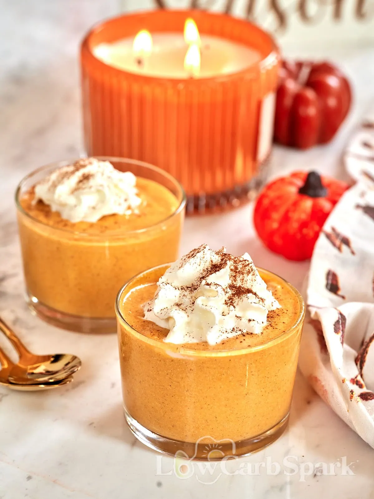 Cottage Cheese Pumpkin Mousse 2 Cottage Cheese Pumpkin Mousse High Protein Low Carb Dessert 1