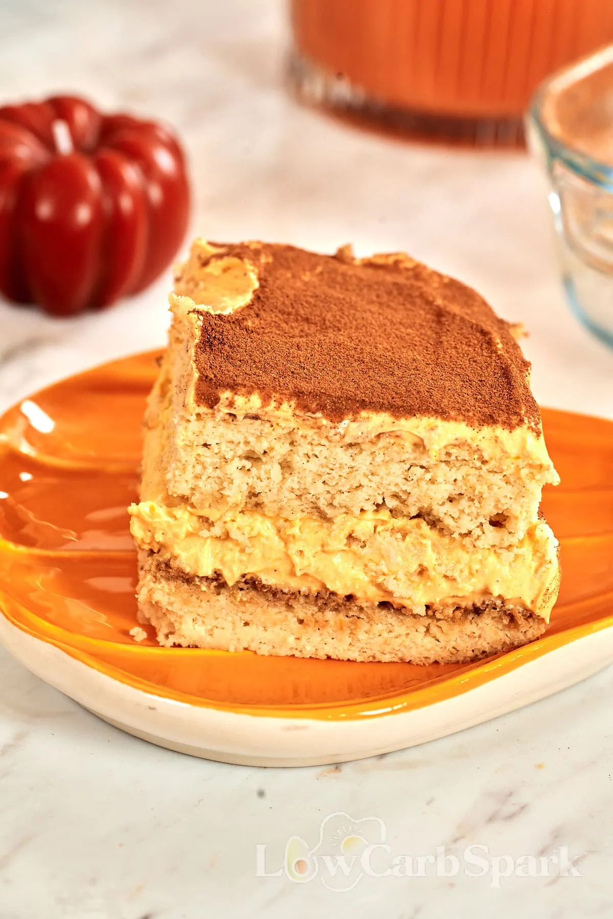 Gluten Free Pumpkin Tiramisu 12 Rich and creamy gluten-free pumpkin tiramisu ready to enjoy.