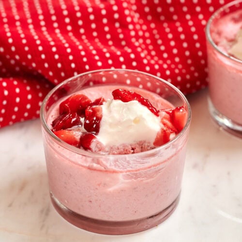 High-Protein Cottage Cheese Strawberry Mousse 10 High Protein Cottage Cheese Strawberry Mousse