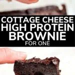Single Serve High Protein Brownie 1