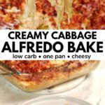 Chicken Alfredo Cabbage Bake