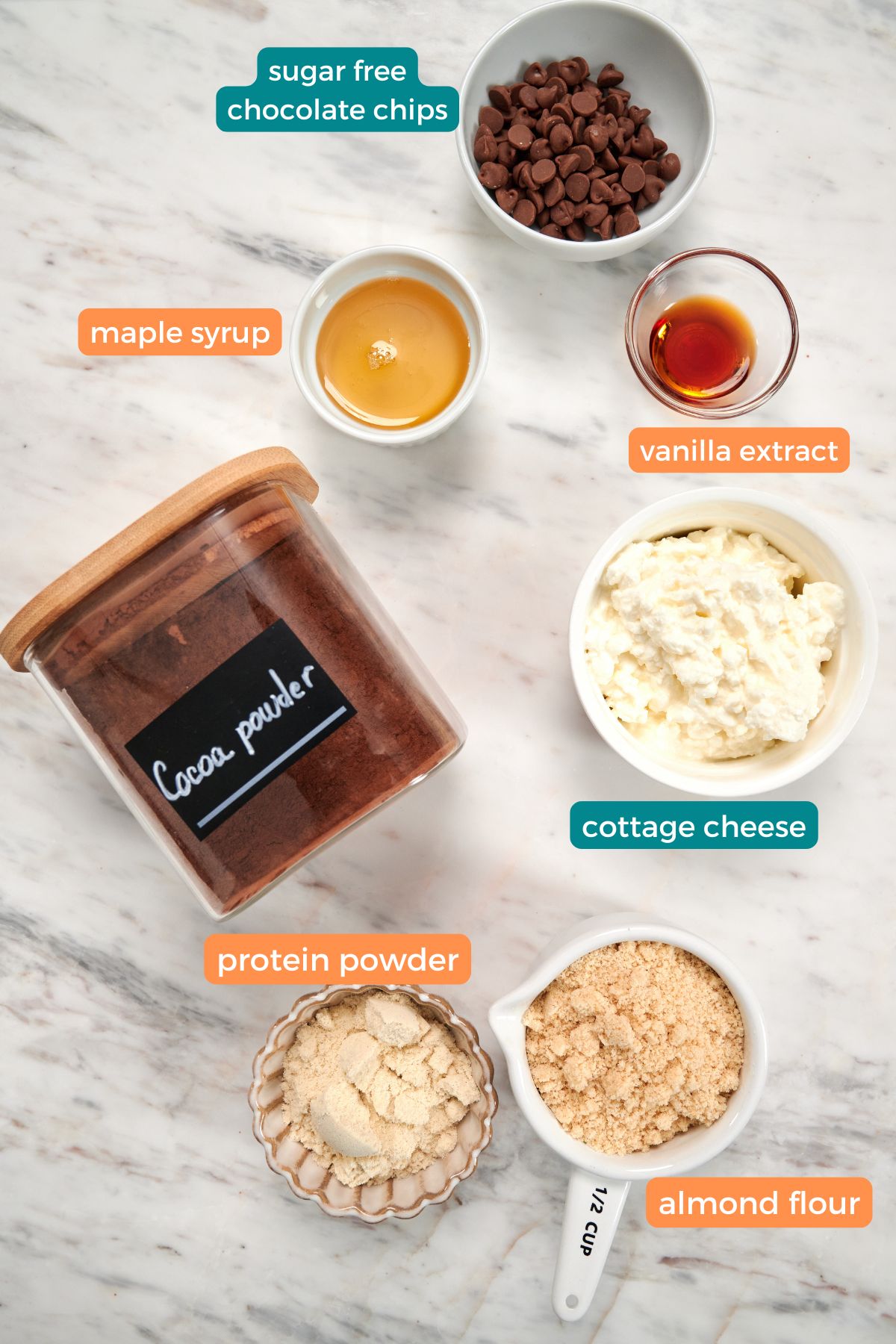 Chocolate Cottage Cheese Truffles 2 Chocolate Cottage Cheese Truffles Ingredients