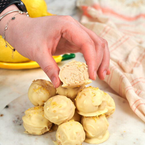 Lemon Cottage Cheese Truffles 12 Lemon Cottage Cheese Truffles